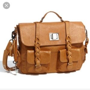 Leather messenger bag 💼